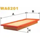 Воздушный фильтр WIX FILTERS X 9M24Q 2531687 BZLRV WA6201