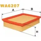 Воздушный фильтр WIX FILTERS 313PGT 2531693 WA6207 LX 1TS