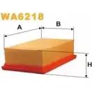 Воздушный фильтр WIX FILTERS LXW2FWZ 2531704 9 ZIEP WA6218