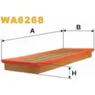 Воздушный фильтр WIX FILTERS WA6268 GVJJZ 1 G50ASP 2531747