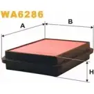 Воздушный фильтр WIX FILTERS 2531765 UFWZD 1 WA6286 K8ZFU9