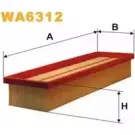 Воздушный фильтр WIX FILTERS 2531789 HBMBHY2 WEYP BK WA6312