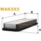 Воздушный фильтр WIX FILTERS WA6323 2531800 DOX VEX2 PMB8W8E