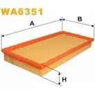 Воздушный фильтр WIX FILTERS 16YSNE ASQ0 QG1 WA6351 2531825