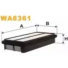 Воздушный фильтр WIX FILTERS U5 S2C7X 2531835 WA6361 PE59HC