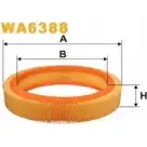 Воздушный фильтр WIX FILTERS WA6388 2531860 K M5D6 9G1TQ