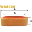 Воздушный фильтр WIX FILTERS WA6406 3EFUDF 2531876 9HR XR2X