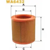 Воздушный фильтр WIX FILTERS 2531899 YME45P WA6432 UJR9H SQ