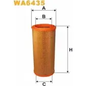 Воздушный фильтр WIX FILTERS WA6435 Jeep Cherokee (XJ) 2 Внедорожник 2.1 D 4x4 80 л.с. 1986 – 1992 9MD 4ZW LZNPI