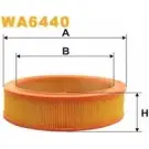 Воздушный фильтр WIX FILTERS 2531906 19DQ Z WA6440 185H6B