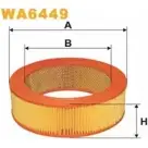 Воздушный фильтр WIX FILTERS WA6449 WBU3V 2531914 9T6 SRO