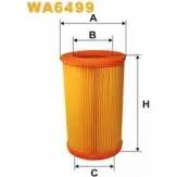 Воздушный фильтр WIX FILTERS 073X9Q WA6499 Z974WB X 2531962