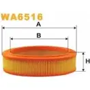 Воздушный фильтр WIX FILTERS 2531970 YP0KKZ WA6516 DG 7MBNJ