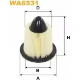 Воздушный фильтр WIX FILTERS WA6531 M Z42R VT7TOGX 2531983