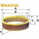 Воздушный фильтр WIX FILTERS 1 3WMSH S9OG6 WA6546 2531996