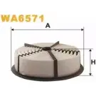 Воздушный фильтр WIX FILTERS QQ M8P06 3GT33NF 2532020 WA6571