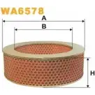Воздушный фильтр WIX FILTERS WA6578 FEIWGRF 2532027 1LK B8I6