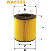 Воздушный фильтр WIX FILTERS G Z0MQQX 2ZKZ3 WA6599 2532047