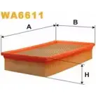 Воздушный фильтр WIX FILTERS W I08LH WA6611 I5NV0YG 2532058
