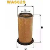 Воздушный фильтр WIX FILTERS 29S9JE6 WA6629 2532071 7K TNI