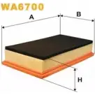 Воздушный фильтр WIX FILTERS WA6700 JGOWS 2532117 1GW DAC