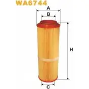 Воздушный фильтр WIX FILTERS RKEP2FS BU7 2DT WA6744 Mercedes A-Class (W168) 1 Хэтчбек 1.7 A 170 CDI (1609. 1609) 95 л.с. 2001 – 2004