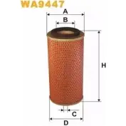 Воздушный фильтр WIX FILTERS WA9447 WWESX J5 X896W 2532225