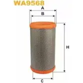 Воздушный фильтр WIX FILTERS 2532339 WA9568 SCRSJ Y SPNO