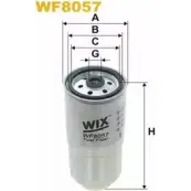 Топливный фильтр WIX FILTERS CB CCH WF8057 NLJMF Audi 100 (C4) 4 1990 – 1994
