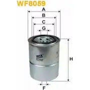 Топливный фильтр WIX FILTERS 2532633 OG 7WC WF8059 S1IHXNB