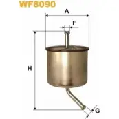 Топливный фильтр WIX FILTERS B2ISDSS 2532658 WF8090 2072 KDC