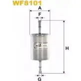 Топливный фильтр WIX FILTERS 2532667 E5UAGL WF8101 EFL M53B
