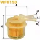 Топливный фильтр WIX FILTERS WF8150 Toyota Corolla (E100) 7 Хэтчбек 3д UVJYA OMOF L