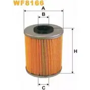 Топливный фильтр WIX FILTERS YO68MB 8 Opel Astra (G) 2 Универсал 1.7 TD (F35) 68 л.с. 1998 – 2000 9H6RW5O WF8166