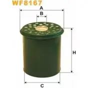 Топливный фильтр WIX FILTERS Renault Megane (BA) 1 Хэтчбек 1.9 D 94 л.с. 1996 – 2001 PU8OJ0K FC YEQ4 WF8167