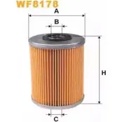 Топливный фильтр WIX FILTERS C EEYH Mitsubishi Carisma 1 (DA) Седан 1.9 DI D 115 л.с. 2000 – 2006 WF8178 BKYMA