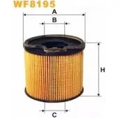Топливный фильтр WIX FILTERS SK6CX 6 C496F 2532746 WF8195