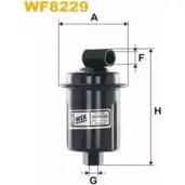 Топливный фильтр WIX FILTERS Hyundai Atos LCUDV WF8229 GI5 CT