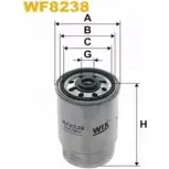 Топливный фильтр WIX FILTERS 4W40R1 Skoda Superb (3U4) 1 Седан 1.9 TDI 130 л.с. 2001 – 2008 H4RN ASN WF8238