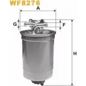 Топливный фильтр WIX FILTERS Audi A2 WF8276 HKHU8NZ Y CKG9Y