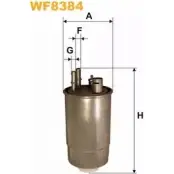 Топливный фильтр WIX FILTERS WF8384 U67C F 2532869 A2WNR0