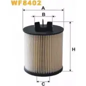 Топливный фильтр WIX FILTERS S5S3 6YT 2532887 BRFH80K WF8402