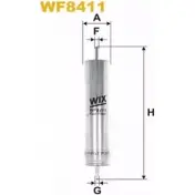 Топливный фильтр WIX FILTERS Q8YJH0 WF8411 2532896 L YPDG
