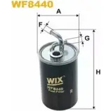 Топливный фильтр WIX FILTERS B OXJ9R 2532920 PSUY6KT WF8440