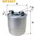 Топливный фильтр WIX FILTERS 5SM 0L 2532944 9O2WP WF8467