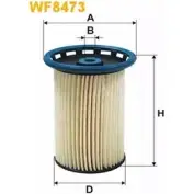 Топливный фильтр WIX FILTERS WF8473 HQMHJA Porsche Cayenne (92A) 2 Кроссовер 3.0 Diesel 250 л.с. 2014 – наст. время H8 2UF