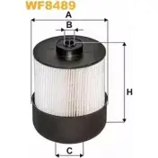 Топливный фильтр WIX FILTERS 2532965 K X5S3RI JMOLB WF8489