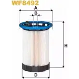 Топливный фильтр WIX FILTERS DC LEXF1 2532967 WF8492 2A5LLG9