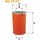 Масляный фильтр WIX FILTERS 7G6QL JZTC O1 WL7047 Seat Cordoba (6K5) 1 Универсал 1.4 16V 75 л.с. 1999 – 2002