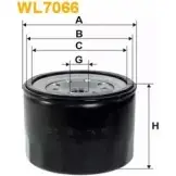 Масляный фильтр WIX FILTERS G 0X7VG 2SW4BAR WL7066 2533015